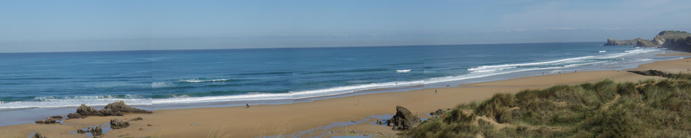 Segundo panorama de las playas de Liencres